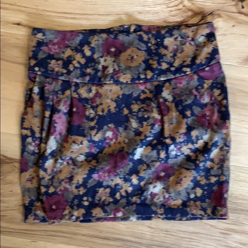❤️ Floral short skirt